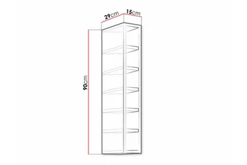 Templemore Kjøkkenskap 15 cm - Hvid - Hus & oppussing - Kjøkken & bad - Kjøkken & vaskerom