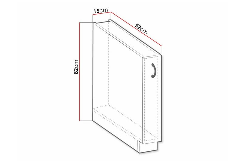 Templemore Kjøkkenskap 15 cm - Hus & oppussing - Kjøkken & bad - Kjøkken & vaskerom