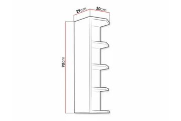 Templemore Kjøkkenskap 30 cm - Brun - Hus & oppussing - Kjøkken & bad - Kjøkken & vaskerom