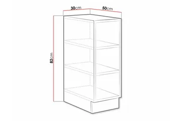 Templemore Kjøkkenskap 30 cm - Brun - Hus & oppussing - Kjøkken & bad - Kjøkken & vaskerom