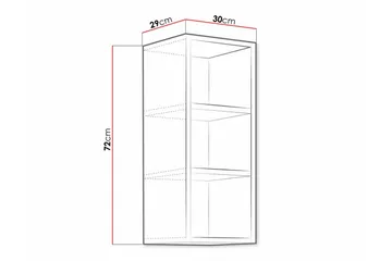 Templemore Kjøkkenskap 30 cm - Hvid - Hus & oppussing - Kjøkken & bad - Kjøkken & vaskerom