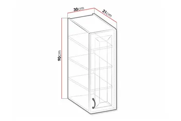 Templemore Kjøkkenskap 30 cm - Hus & oppussing - Kjøkken & bad - Kjøkken & vaskerom