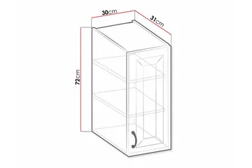 Templemore Kjøkkenskap 30 cm - Hus & oppussing - Kjøkken & bad - Kjøkken & vaskerom