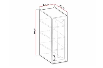 Templemore Kjøkkenskap 30 cm - Hus & oppussing - Kjøkken & bad - Kjøkken & vaskerom