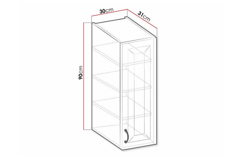 Templemore Kjøkkenskap 30 cm - Hus & oppussing - Kjøkken & bad - Kjøkken & vaskerom