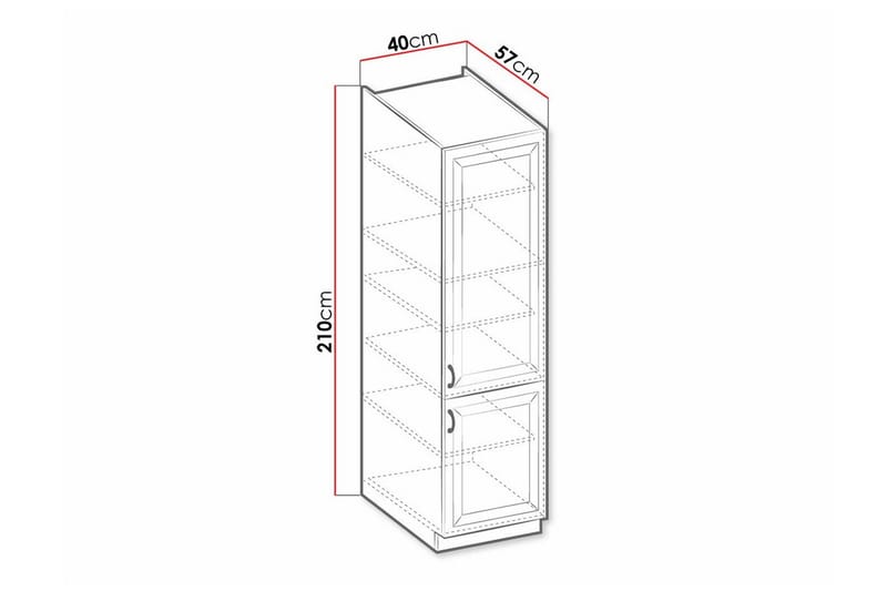 Templemore Kjøkkenskap 40 cm - Hus & oppussing - Kjøkken & bad - Kjøkken & vaskerom