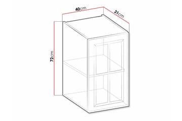 Templemore Kjøkkenskap 40 cm - Hus & oppussing - Kjøkken & bad - Kjøkken & vaskerom