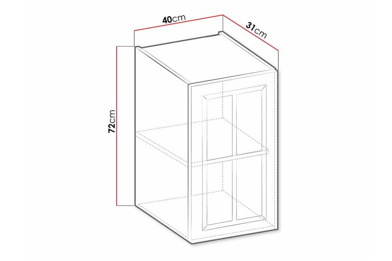 Templemore Kjøkkenskap 40 cm - Hus & oppussing - Kjøkken & bad - Kjøkken & vaskerom