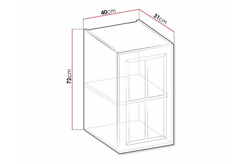 Templemore Kjøkkenskap 40 cm - Hus & oppussing - Kjøkken & bad - Kjøkken & vaskerom