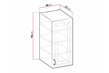 Templemore Kjøkkenskap 40 cm - Hus & oppussing - Kjøkken & bad - Kjøkken & vaskerom
