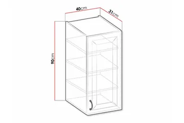 Templemore Kjøkkenskap 40 cm - Hus & oppussing - Kjøkken & bad - Kjøkken & vaskerom