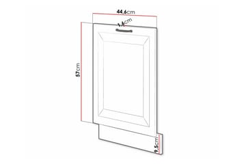 Templemore Kjøkkenskap 44,6 cm - Hvid - Hus & oppussing - Kjøkken & bad - Kjøkken & vaskerom