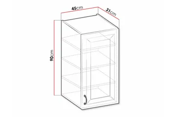 Templemore Kjøkkenskap 45 cm - Hus & oppussing - Kjøkken & bad - Kjøkken & vaskerom
