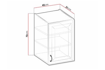 Templemore Kjøkkenskap 45 cm - Hus & oppussing - Kjøkken & bad - Kjøkken & vaskerom
