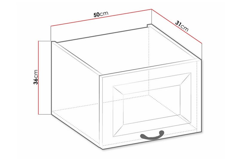 Templemore Kjøkkenskap 50 cm - Hus & oppussing - Kjøkken & bad - Kjøkken & vaskerom