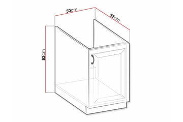 Templemore Kjøkkenskap 50 cm - Hus & oppussing - Kjøkken & bad - Kjøkken & vaskerom