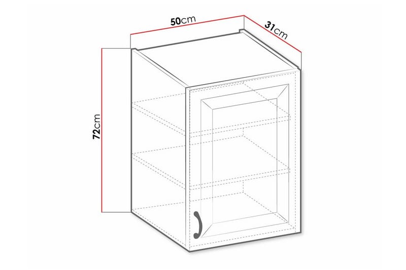 Templemore Kjøkkenskap 50 cm - Hus & oppussing - Kjøkken & bad - Kjøkken & vaskerom
