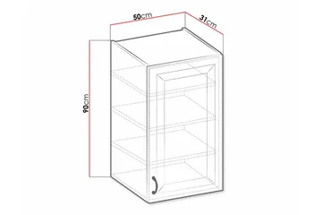 Templemore Kjøkkenskap 50 cm - Hus & oppussing - Kjøkken & bad - Kjøkken & vaskerom