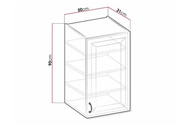 Templemore Kjøkkenskap 50 cm - Hus & oppussing - Kjøkken & bad - Kjøkken & vaskerom