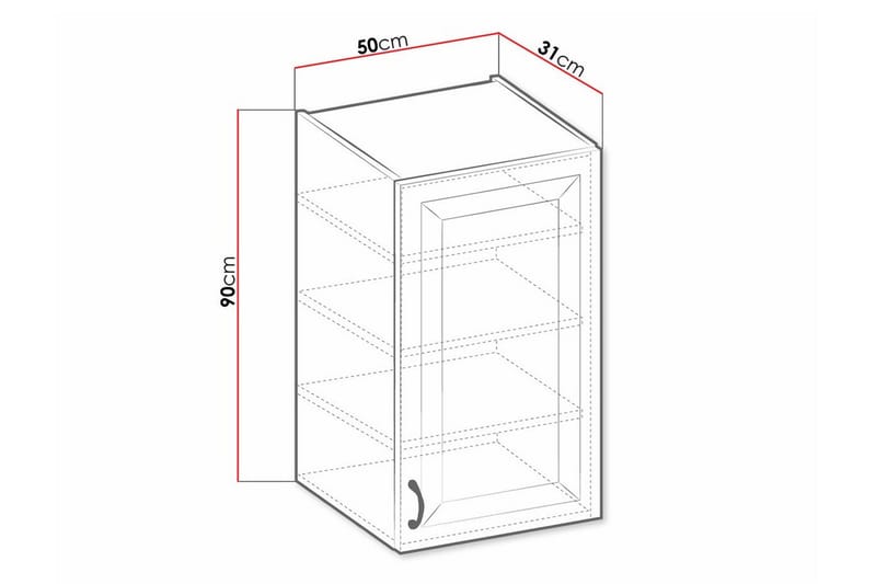 Templemore Kjøkkenskap 50 cm - Hus & oppussing - Kjøkken & bad - Kjøkken & vaskerom