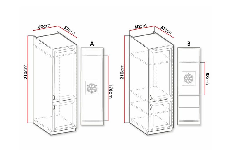 Templemore Kjøkkenskap 60 cm - Hus & oppussing - Kjøkken & bad - Kjøkken & vaskerom
