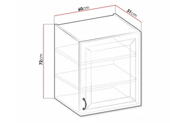 Templemore Kjøkkenskap 60 cm - Hus & oppussing - Kjøkken & bad - Kjøkken & vaskerom