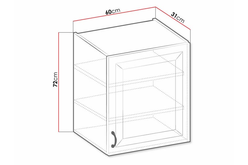 Templemore Kjøkkenskap 60 cm - Hus & oppussing - Kjøkken & bad - Kjøkken & vaskerom