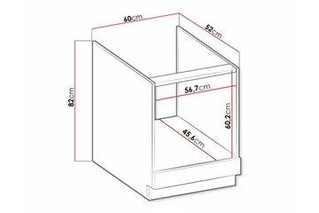 Templemore Kjøkkenskap 60 cm - Hus & oppussing - Kjøkken & bad - Kjøkken & vaskerom