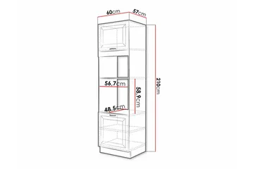 Templemore Kjøkkenskap 60 cm - Hus & oppussing - Kjøkken & bad - Kjøkken & vaskerom