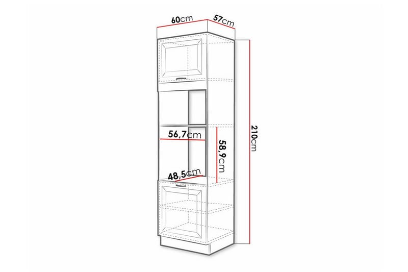 Templemore Kjøkkenskap 60 cm - Hus & oppussing - Kjøkken & bad - Kjøkken & vaskerom