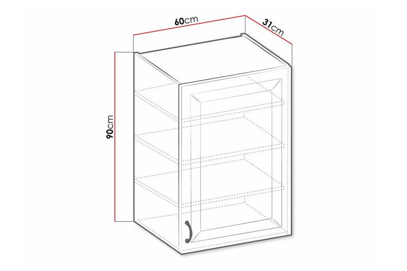Templemore Kjøkkenskap 60 cm - Hus & oppussing - Kjøkken & bad - Kjøkken & vaskerom