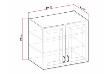Templemore Kjøkkenskap 80 cm - Hus & oppussing - Kjøkken & bad - Kjøkken & vaskerom
