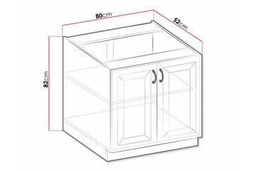Templemore Kjøkkenskap 80 cm - Hus & oppussing - Kjøkken & bad - Kjøkken & vaskerom