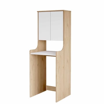 Vaskemaskinskap Skye Decor Bren (64,8 x 181 x 33,8 cm) Naturhvit - Naturlig og hvit - Hus & oppussing - Kjøkken & bad - Kjøkken & vaskerom