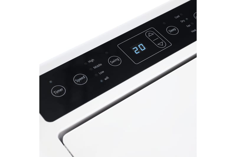 Høyeffektiv AC til 58 m² 4100 W inkl. WIFI - Hvit - Hus & oppussing - Klimakontroll - Aircondition & kjøler