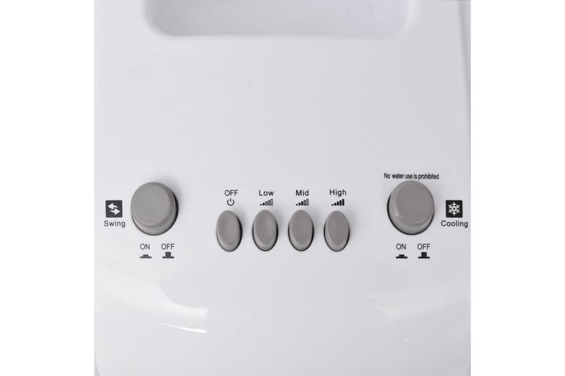 Luftkjøler 80 W 4 L 270 m³/t 25x26x56 cm - Hus & oppussing - Klimakontroll - Aircondition & kjøler