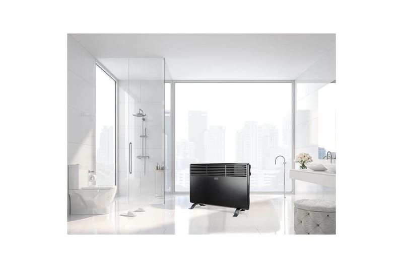 Elektrisk radiator for baderom Black+Decker Svart 1800W - 1800W - Hus & oppussing - Klimakontroll - Oppvarming