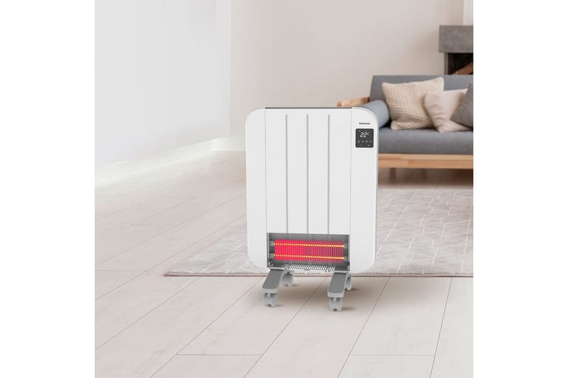 Elektrisk panelovn Taurus NEPAL1000 - Hvit - Hus & oppussing - Klimakontroll - Oppvarming