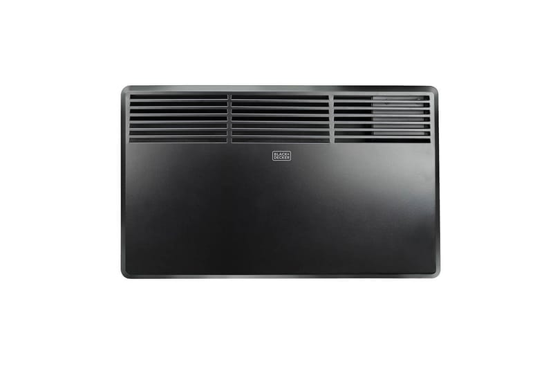 Elradiator for Baderom Black+Decker Svart, Svart