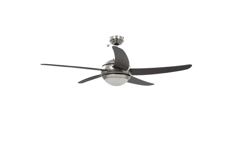 Dekorert takvifte med lys 128 cm brun - Brun - Hus & oppussing - Klimakontroll - Vifter