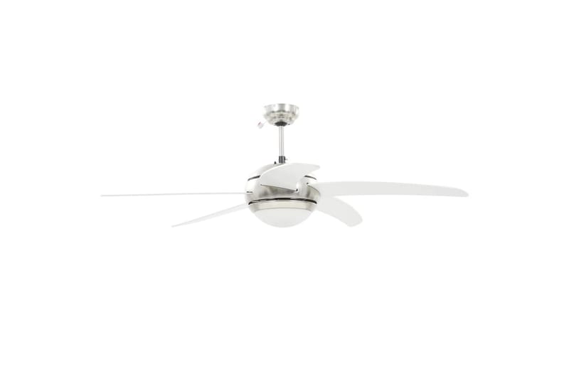 Dekorert takvifte med lys 128 cm hvit - Hus & oppussing - Klimakontroll - Vifter