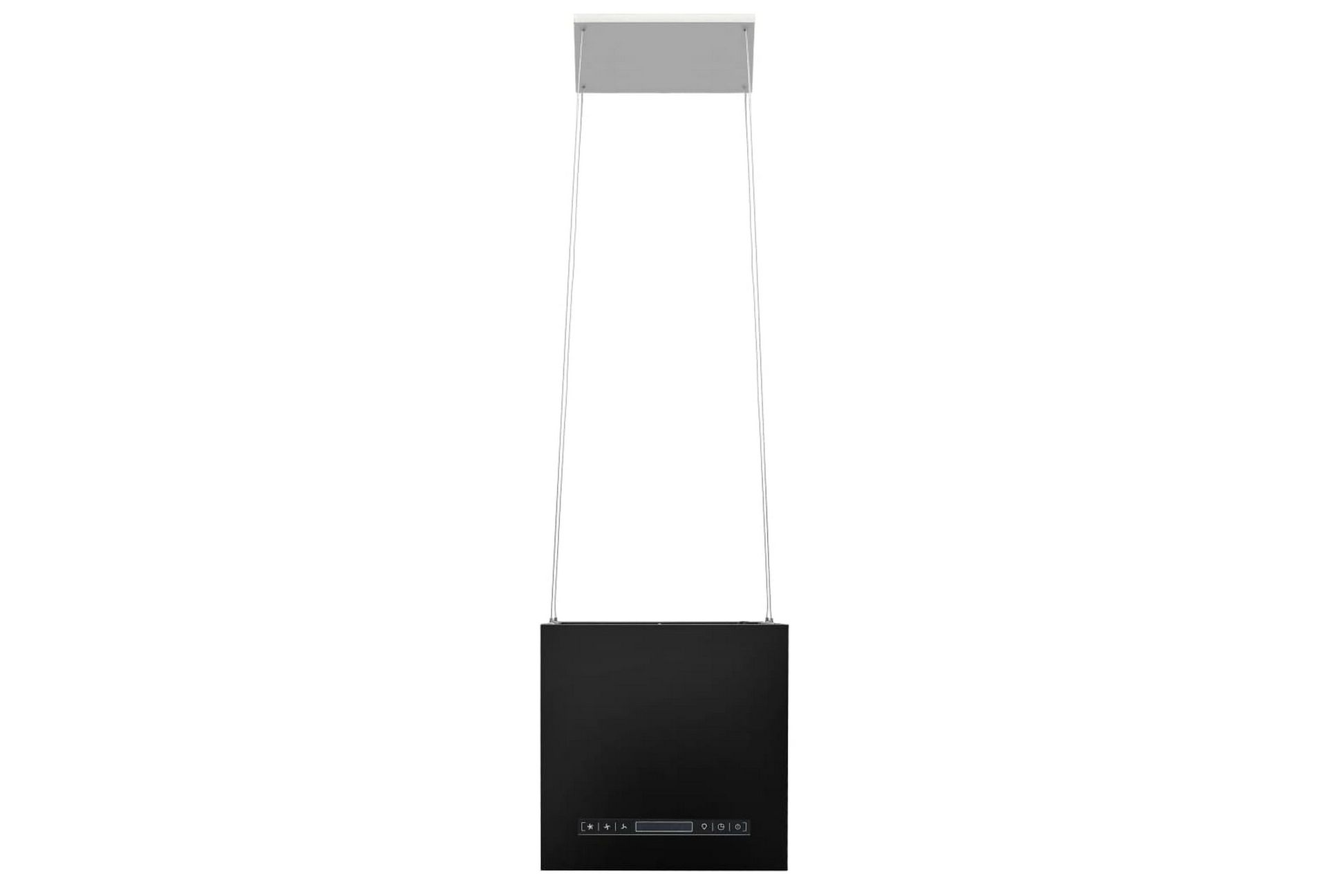 Fritthengende kjøkkenvifte sensor LCD 37cm stål - Svart - Hus & oppussing - Klimakontroll - Vifter