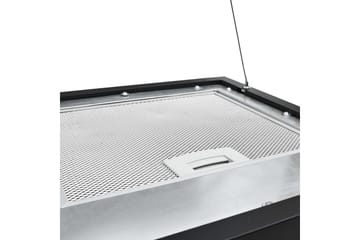 Fritthengende kjøkkenvifte sensor LCD 37cm stål - Svart - Hus & oppussing - Klimakontroll - Vifter
