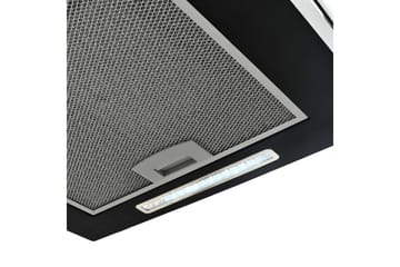 Fritthengende kjøkkenvifte sensor LCD 37cm stål - Svart - Hus & oppussing - Klimakontroll - Vifter