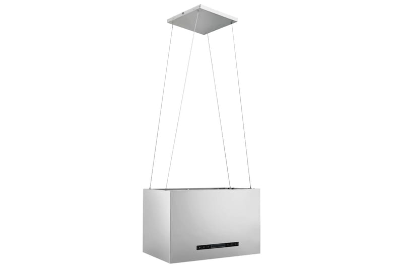 Fritthengende kjøkkenvifte sensor LCD 55 cm rustfritt stål - Silver - Vifter - Takvifte