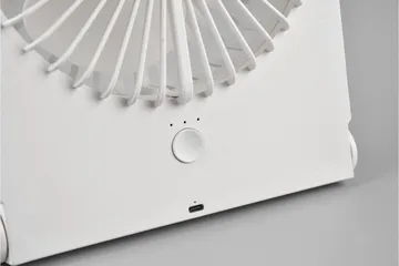 Trio Lighting Breezy bordvifte matt hvit oppladbar - Hus & oppussing - Klimakontroll - Vifter