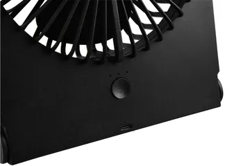Trio Lighting Breezy bordvifte matt svart oppladbar - Hus & oppussing - Klimakontroll - Vifter