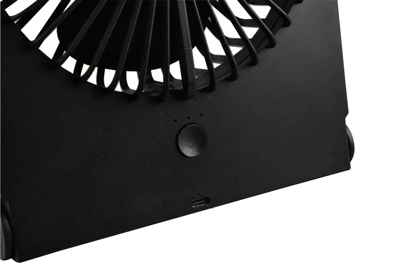 Trio Lighting Breezy bordvifte matt svart oppladbar - Hus & oppussing - Klimakontroll - Vifter