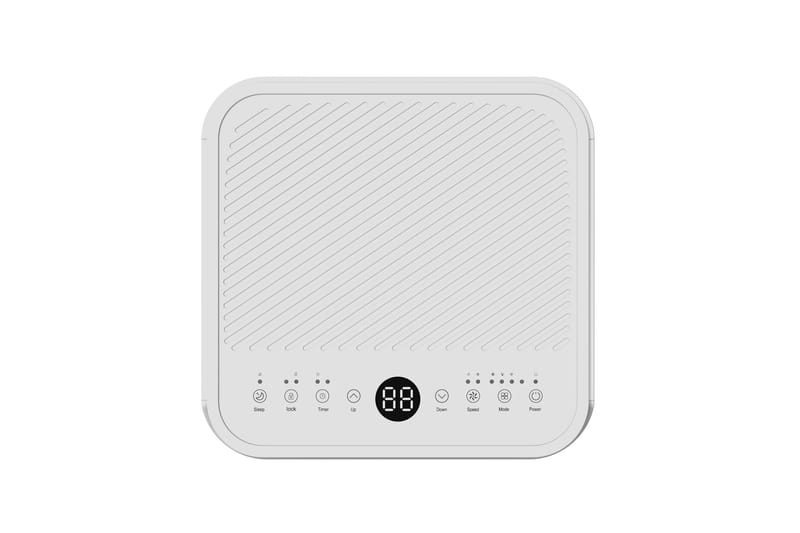 Klimaanlegg | 9000 BTU | 37 m² | Liten bærbar stillegående AC | Med fjernkontroll - Hvit - Hus & oppussing - Klimakontroll - Aircondition & kjøler