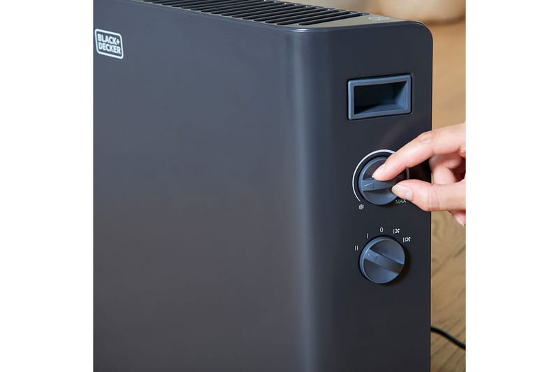 Konvektorelement Black+Decker 2000W Svart - Svart - Hus & oppussing - Klimakontroll - Oppvarming